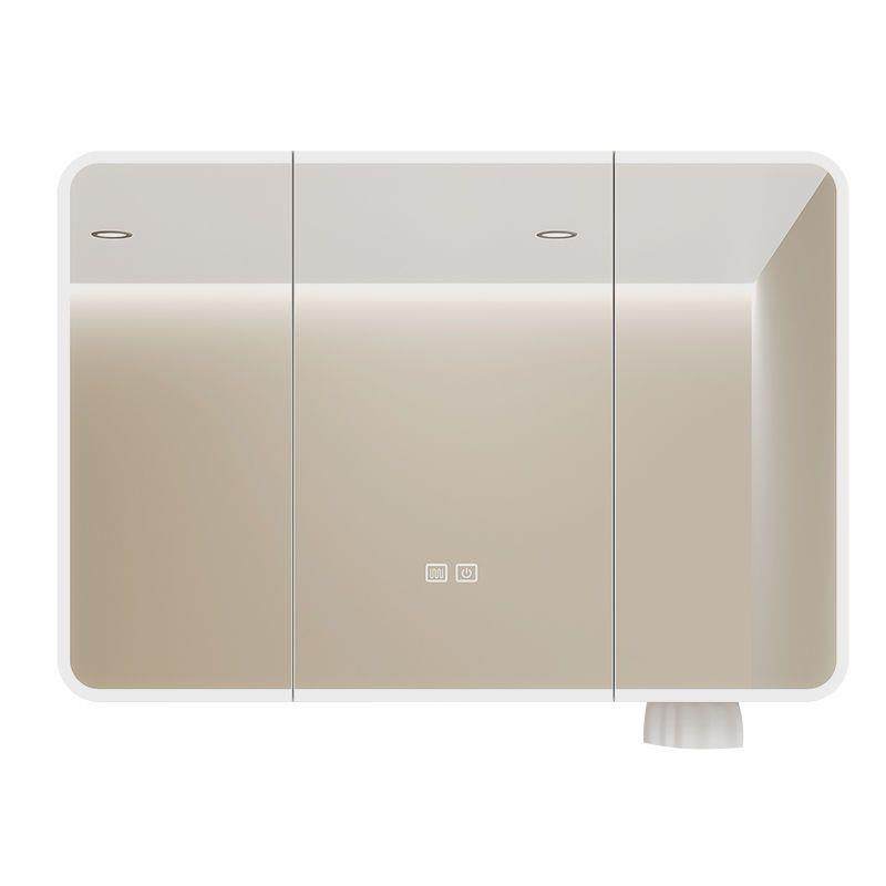 圆弧智能镜柜太空铝带美妆架奶油风灯光除雾浴室镜子化妆镜收纳柜,家装主材,浴室镜柜,淘宝优惠券,粉丝福利购,淘宝优惠卷