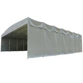 遮阳棚户外活动推拉棚楼顶移动雨篷户外大型仓库工厂房伸缩式 雨棚