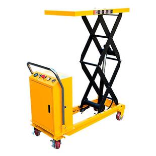 电动升降平台车移动剪叉式小型升降机模具搬运车小型平板手推车
