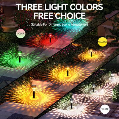 网红LED Lawn Solar Lights Garden Outdoor Lamp Multi-Color