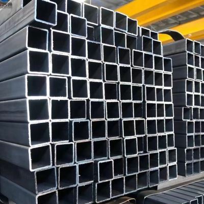 镀锌方管大口径矩形管碳黑钢管q345B方通无缝空心方管厚壁管方钢