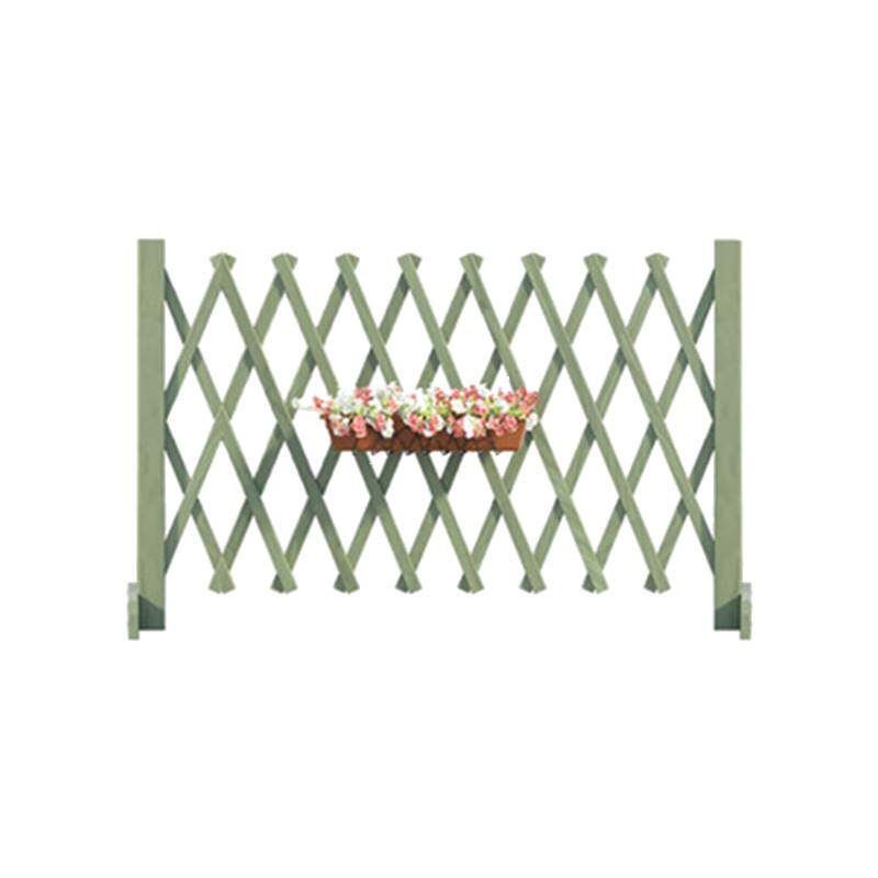户外花园伸缩栅栏木栅实木网格围栏隔断花架阳台室外防腐饭厅摆花