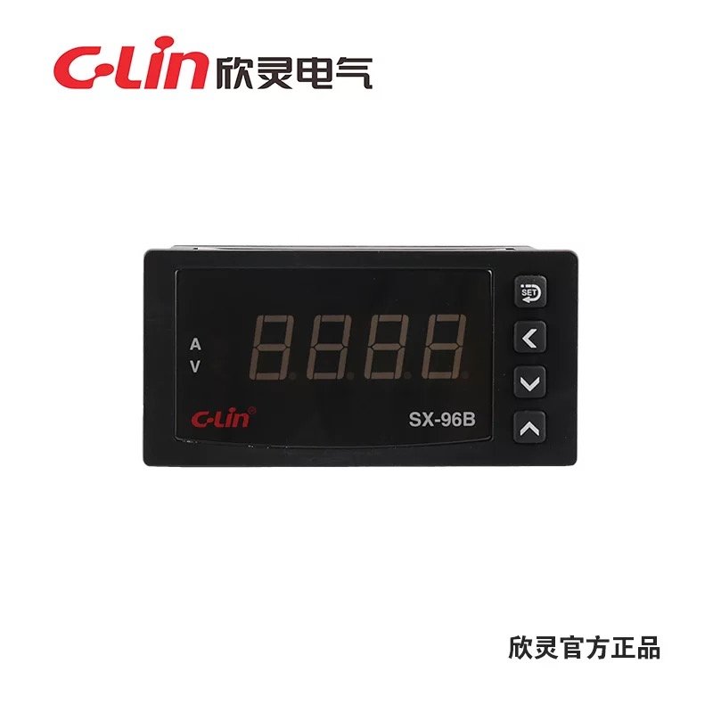 。欣灵SX-96B数显智能电流/ 电压/ U转速表 显示量数可调AC220V