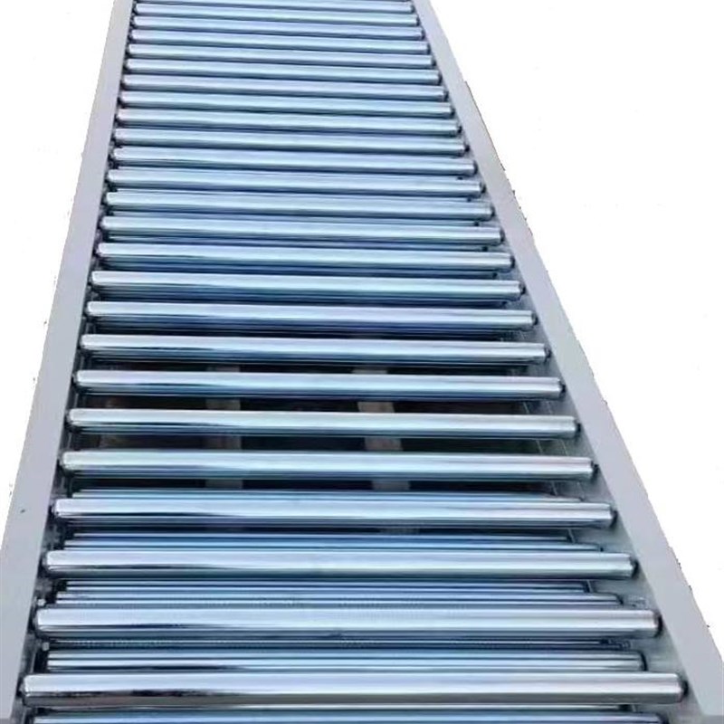 销滚筒输送机流水线小型无动力滚筒转弯链板爬坡输送线输送带传厂