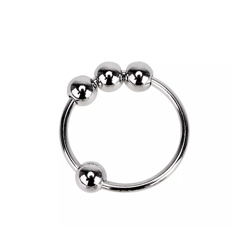 Products for adults 4 Bead 6 Styles Metal lock Ring cock rin