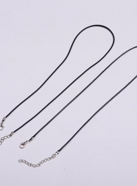 【MLKSSJ】Ultra firm wax rope leather rope necklace rope bla