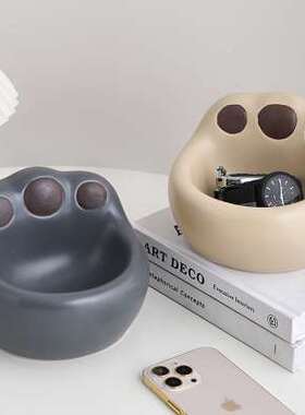 极速猫爪入户进门玄关钥匙收纳摆件置物架客厅装饰乔迁新居礼品送