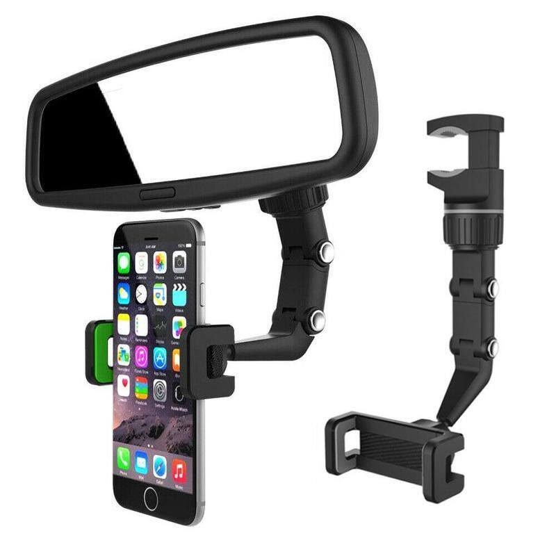 Universal Multifunctional Mobile Phone Holder Car Rearview M