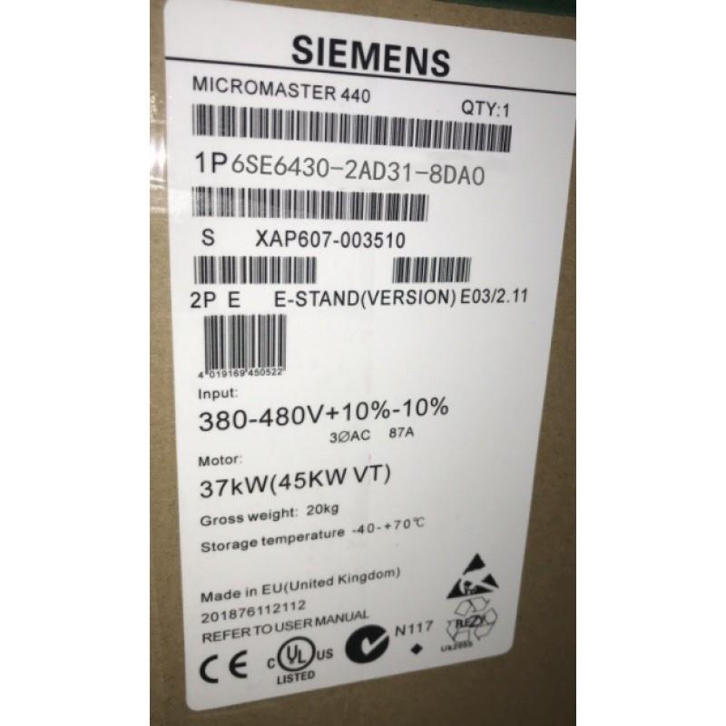 拍前询价:M430变频器380-480V 15KW带滤波器6SE6430-2AD31-5CA0/