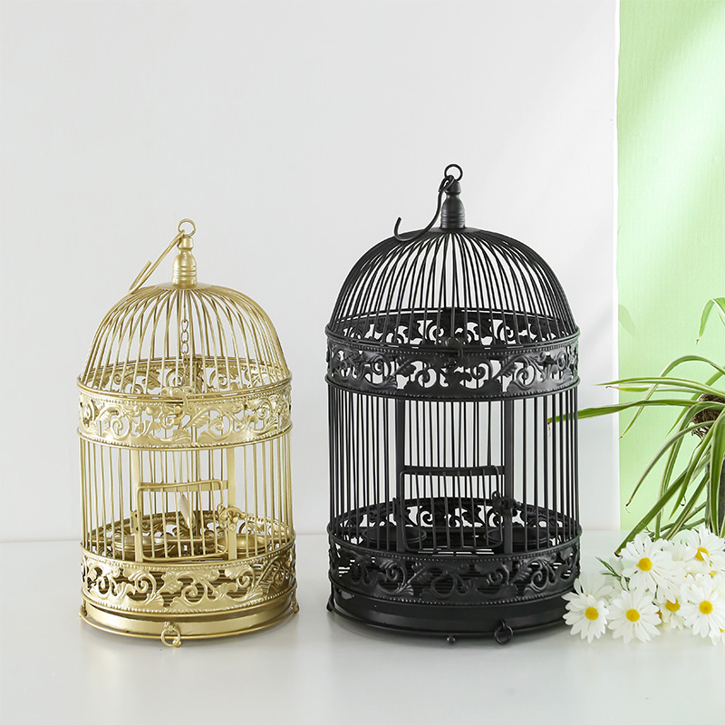 欧式铁艺复古鹦鹉鸟笼子大号 八哥黄雀玄凤牡丹鸽子养殖