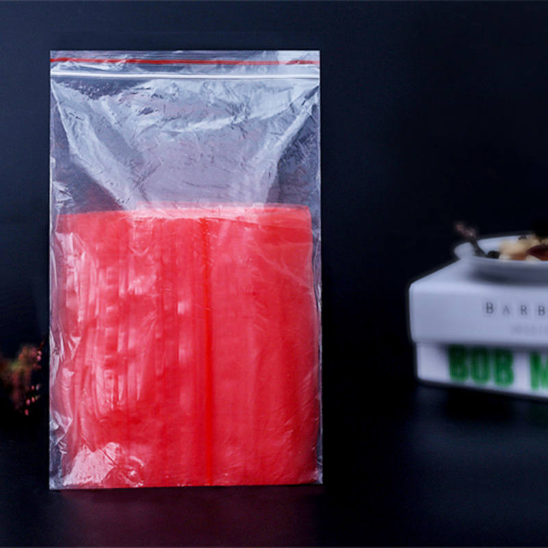 红色静电PE塑料袋32*45cm 自封袋包装袋 防尘袋封口袋