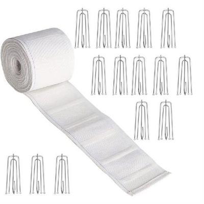 Curtain Pleater Tape with Curtain Pleater Hooks Kit Window