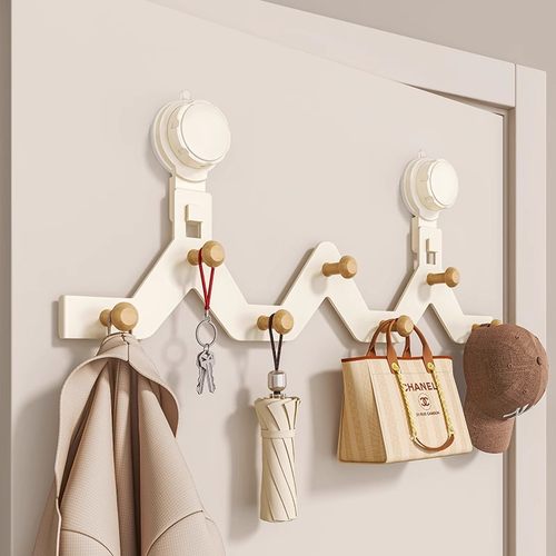 吸盘挂钩免打孔强力承重挂衣架子浴室粘钩挂勾置物架门后收纳排钩