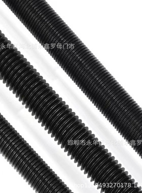 M60M64M70M72M76M80高强度淬黑反牙丝杠左旋全螺纹螺柱反丝倒扣