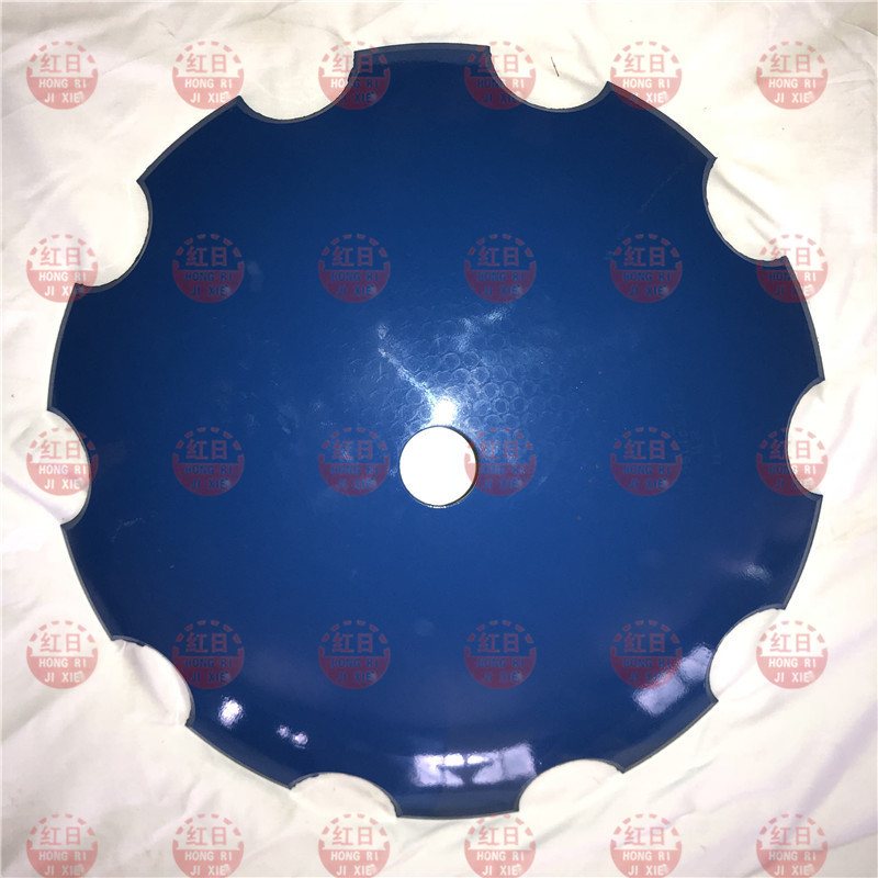 供应耙片 犁片销售65锰钢材质犁片直径560mm平盘缺口耙片