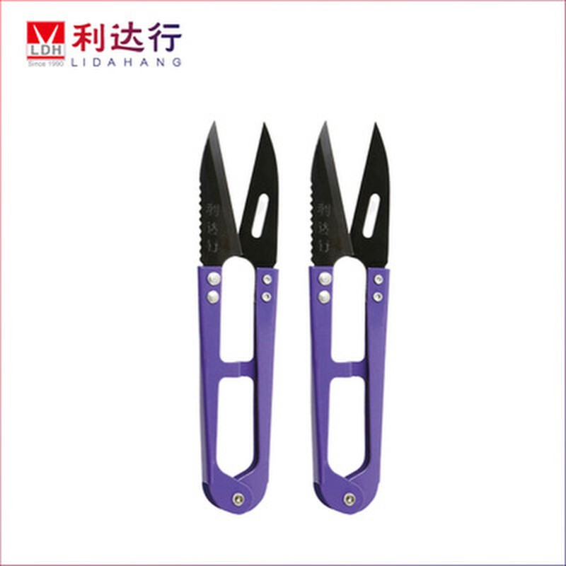 利达行线剪 LDH-858带齿耐磨纱线剪 多彩十字绣剪子 线头小剪刀