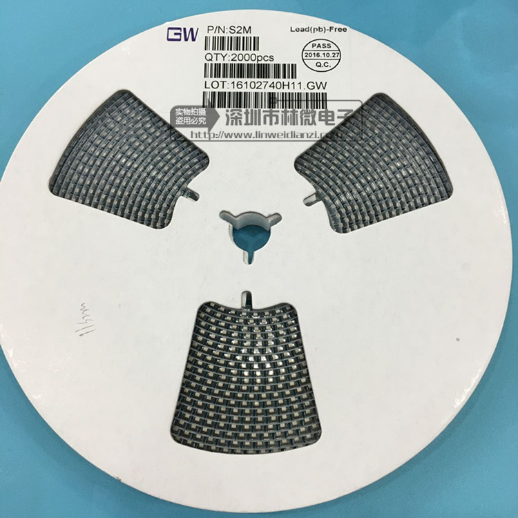 贴片整流二极管S2M RL207 SMA DO-214AC整流管厂家直销全新现货