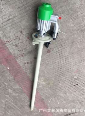 防腐化工插桶泵HD-E2-V+SS304-1500HP油桶泵溶剂电动抽液泵