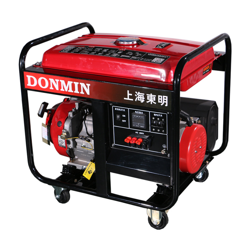 东明DONMIN 三相6kw小型汽油发电机组380v手动应急 DMS7500CX