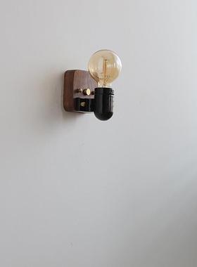 2025新款新商黑桃木YRM复古拉链关壁灯日式阳开台设胡计师款铺橱