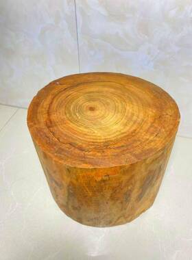 ?香樟木圆墩木树墩凳实木墩子子根雕原木树桩桩底座茶几茶桌98624