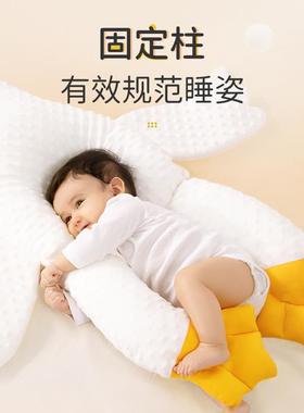QG生SO大飞白鹅婴38810儿抱安抚枕新幼儿宝宝排气枕防惊跳机抱定