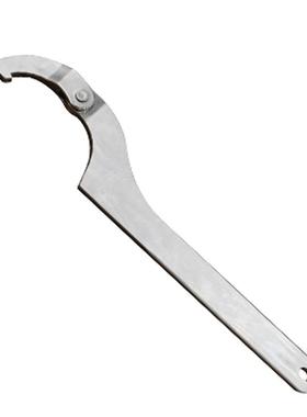 W3ED维T度不ST8124B锈钢勾扳手O防磁04白钢月牙可调勾头扳子S8124