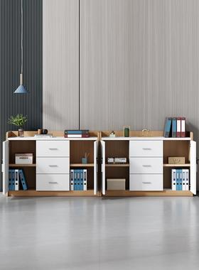 矮柜断议室带茶水柜办公会室办tb-72435公柜子文件柜隔柜锁储物柜