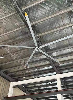 工7.3米永磁业大吊扇工业风用扇于大型64116仓储仓库工厂业房公共