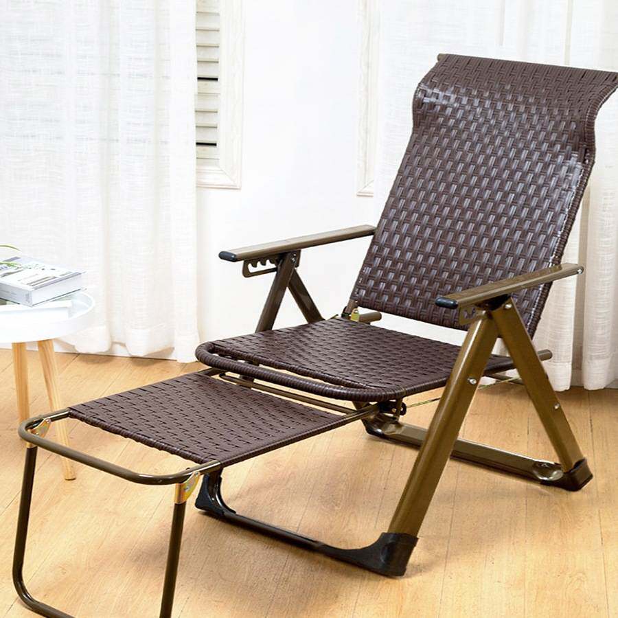 躺椅折叠午休编藤椅子多功能靠背单懒人阳台家用休闲孕妇透气睡椅