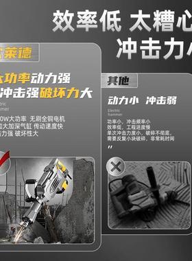 风欧莱德大功率重型电33761镐击电锤多功动能混凝土专用95电两用