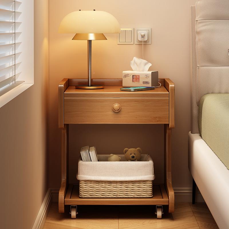 床柜简约现简易代小PND型家房用收纳小柜子储物柜置物架头卧室出