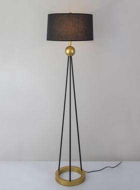 美式创三意架落地灯现代简约护眼AL-62783卧室客厅酒店角客房装饰