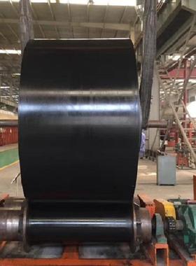 岛厂家黑色橡输胶输34283送机带NNE青P棉帆布流水线传送送带