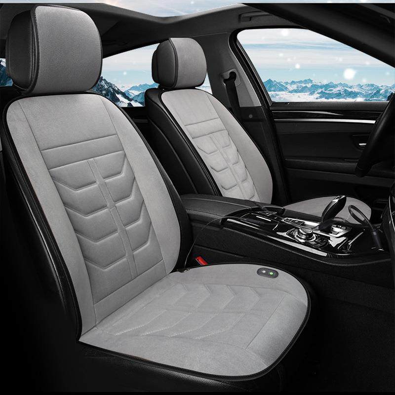 汽车加坐垫12V2V冬热季车载通用垫电加热67628垫货车加热座4椅保