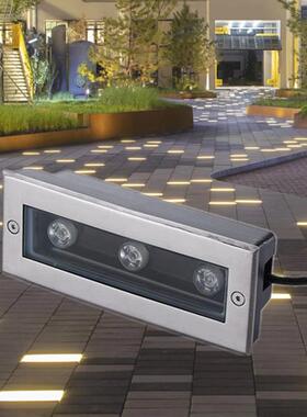 廊长条地埋灯led户防嵌入式广场公WYZ水园过道台阶走条外形洗墙灯