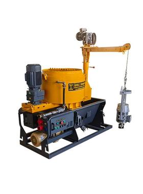 5L车载井管内衬砂浆涂机腻式子石膏喷涂机67968电0动水喷泥喷浆机