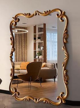 1间法式欧复古I全身镜式家用置地穿衣60618镜美式靠墙落地镜衣帽