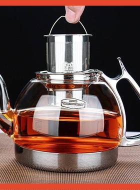 ∞MBM2025新款电磁炉玻璃壶茶器茶加厚耐热陶烧煮水泡茶壶电炉单
