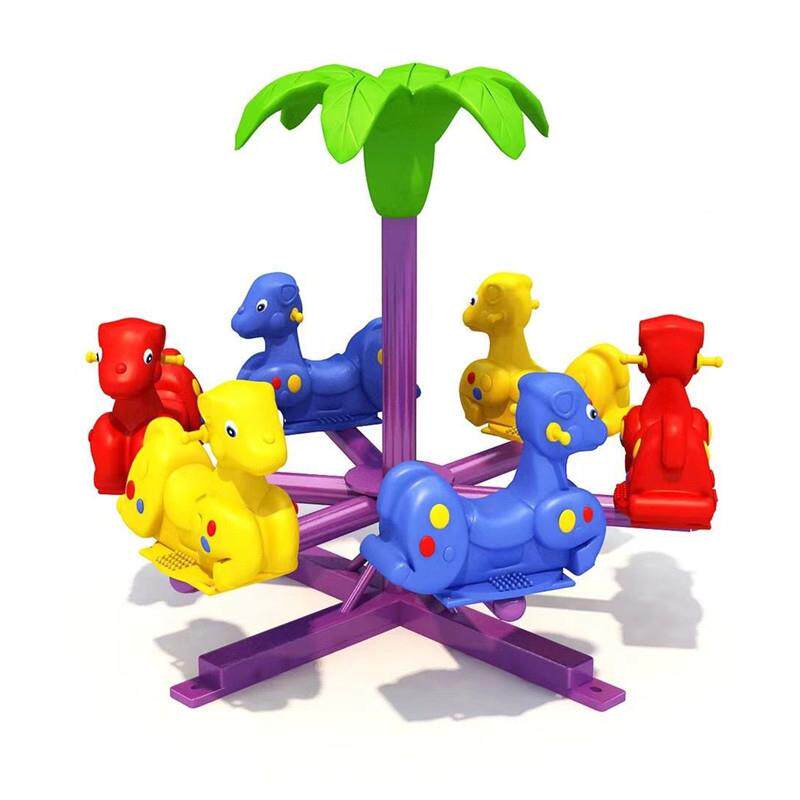 幼儿园转椅荡船童摇马玩具儿室旋转木马小区户外转盘场游乐95966