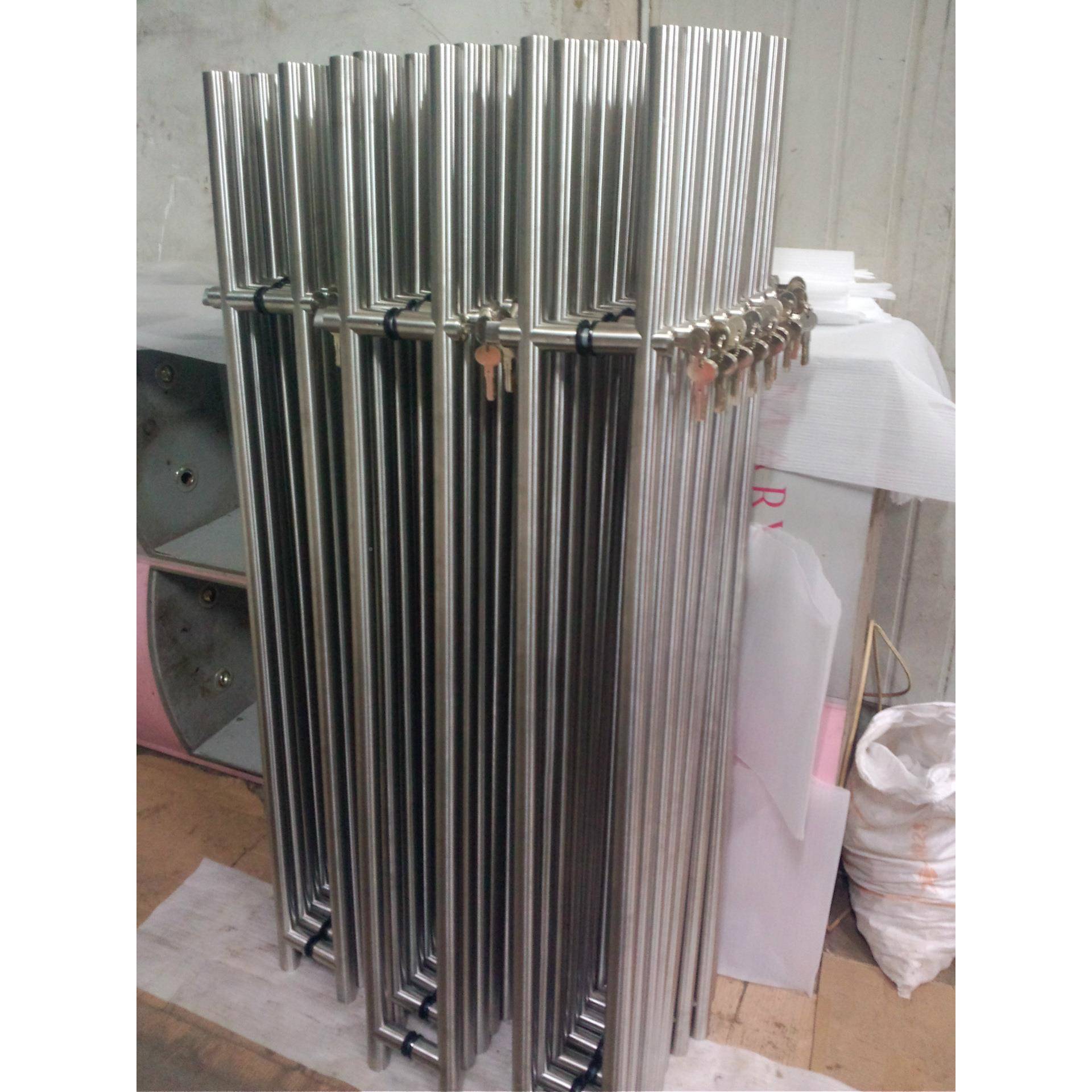 手带把手新款不门锈钢门锁拉防盗锁FZY酒店锁不锈锁钢门把手