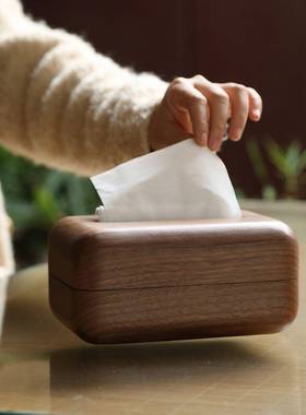 式厂创直销意家用抽屉式纸51655巾盒简家约酒店民宿便携抽纸盒