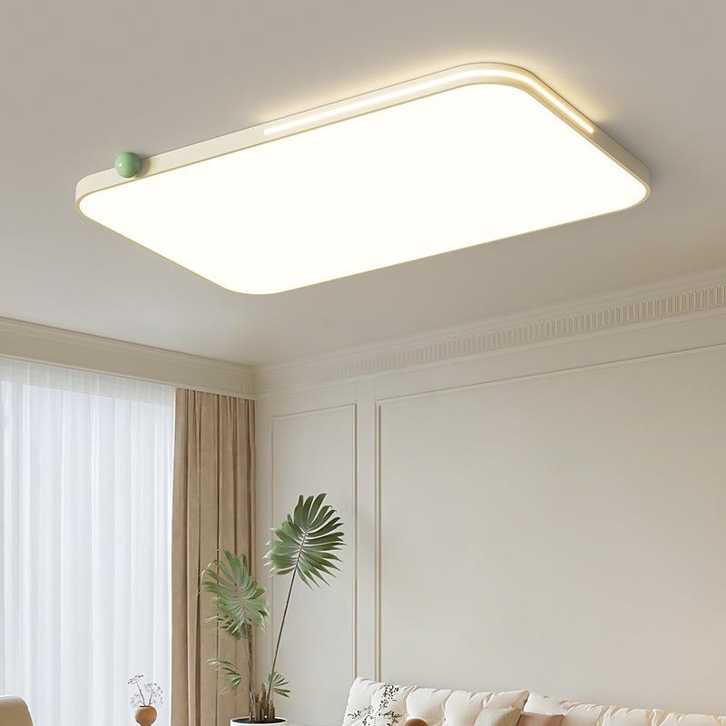 奶油风NWD客厅主灯2吸02新款现代简灯约护眼5顶中山灯具全屋套餐