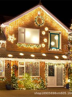 亚马逊LED冰条灯窗帘灯低压变压器灯串圣诞节日装饰彩灯灯带