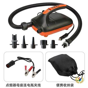 ?皮划艇冲锋SU电P桨板高压动充器气泵充气船1舟ZPW2V车载点烟打气