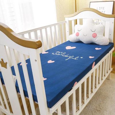 婴儿榻床褥垫新生儿童海绵床垫四季通用儿幼园73110午睡垫宝宝榻