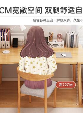 易W6书书生架一体简出租屋电桌脑桌台式卧室书桌F77MM96J学家用初