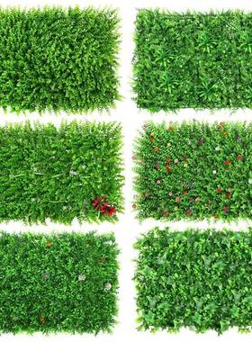 仿真物NVW墙假植物草植坪塑植料人造草皮门店招牌物墙面背头景装