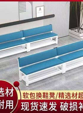 休息区长条椅室舞蹈室靠诊所等候健椅软包长椅身房内AL102378球场