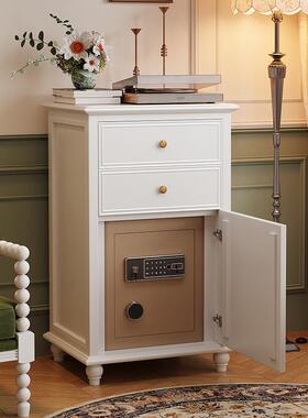 智能床柜保险箱头一家用小型储柜带指纹64138密体物码锁卧室实木